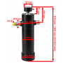 SIŁOWNIK HYDRAULICZNY WYWROTU PRZYCZEPY 5T 1432 mm, 143 cm 4-STOPNIOWY